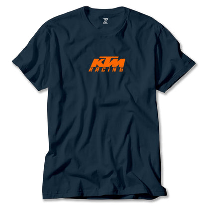 KTM Racing Orange Logo Renkli Tişört