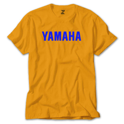 Yamaha Text Blue Renkli Tişört
