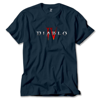 Diablo IV Logo Renkli Tişört
