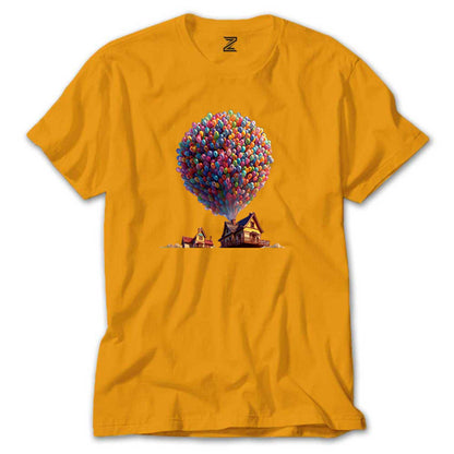 Balloon House Renkli Tişört