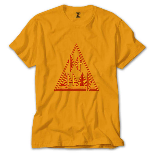 Def Leppard Logo 2 Renkli Tişört