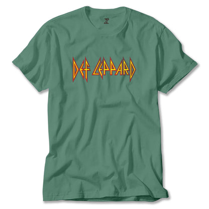 Def Leppard Logo Renkli Tişört