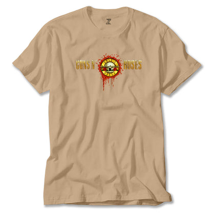 Guns N Roses Drops Logo Renkli Tişört