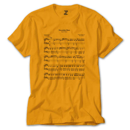 Guns N Roses November Rain Renkli Tişört