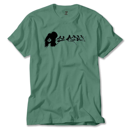 Slash Portre Logo Renkli Tişört