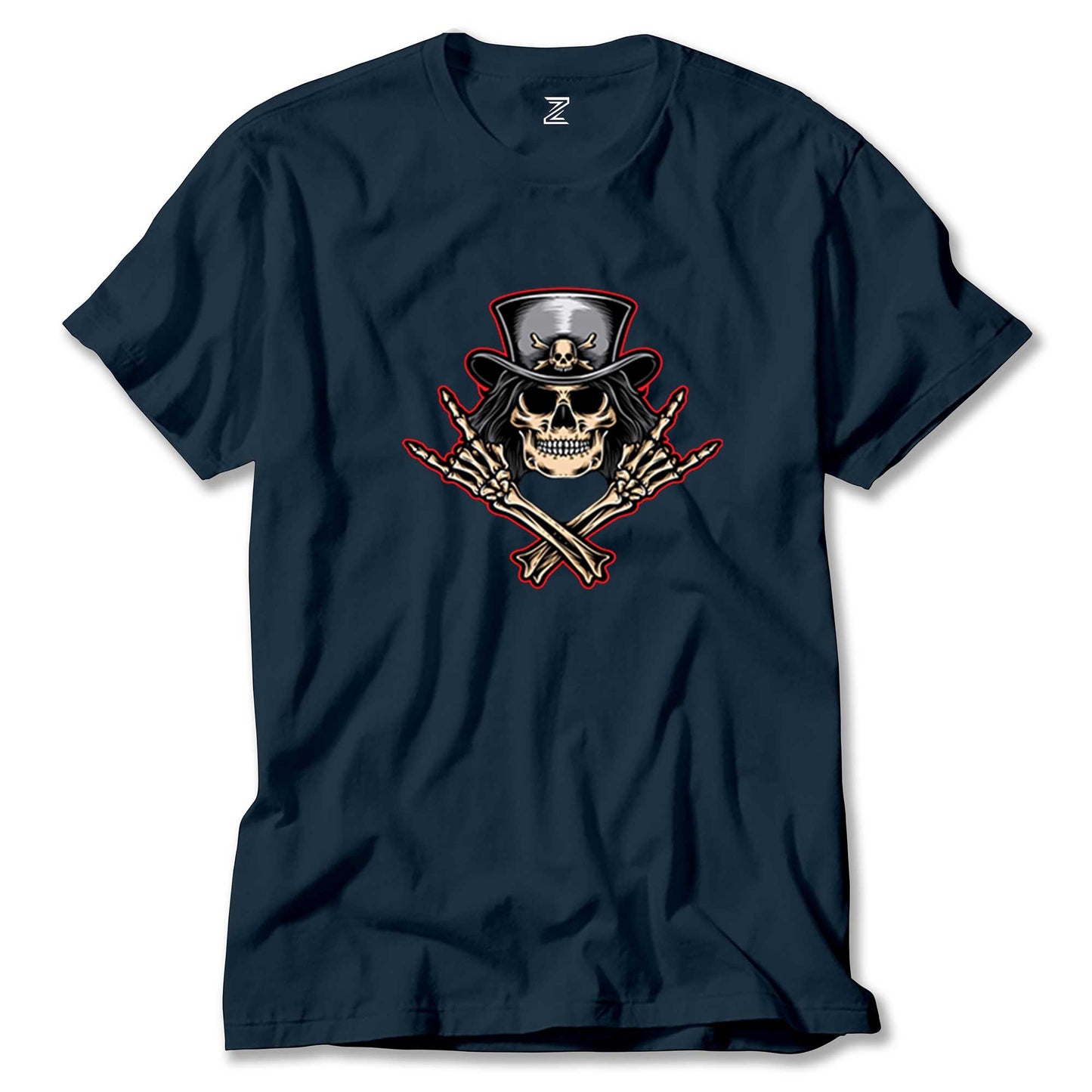 Slash Skull Renkli Tişört