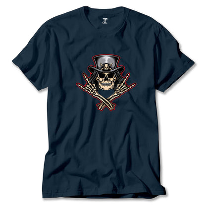 Slash Skull Renkli Tişört