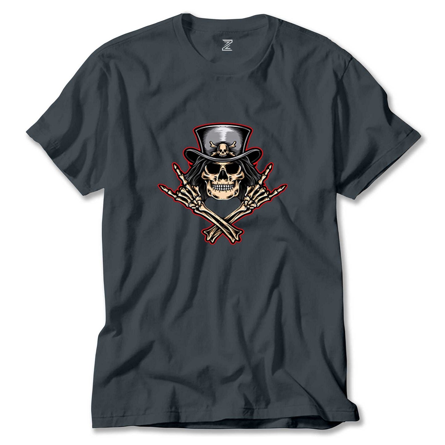 Slash Skull Renkli Tişört