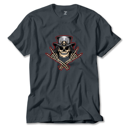 Slash Skull Renkli Tişört