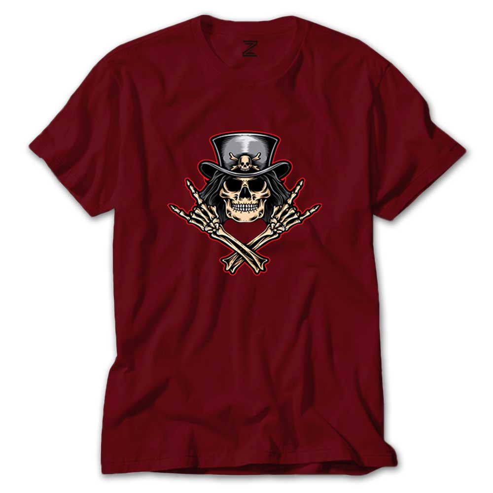 Slash Skull Renkli Tişört