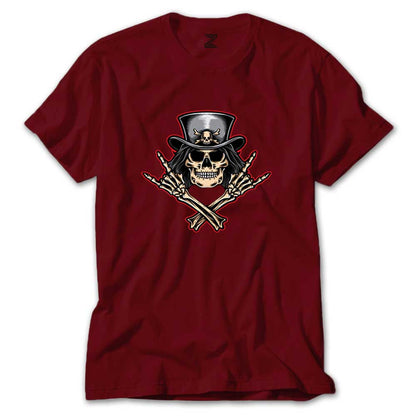 Slash Skull Renkli Tişört