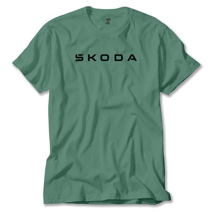 Skoda Text Renkli Tişört