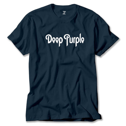 Deep Purple Text Renkli Tişört