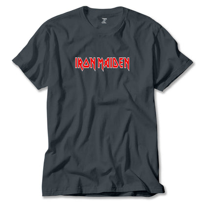 Iron maiden Red Text Renkli Tişört