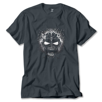 Iron maiden Skull Renkli Tişört