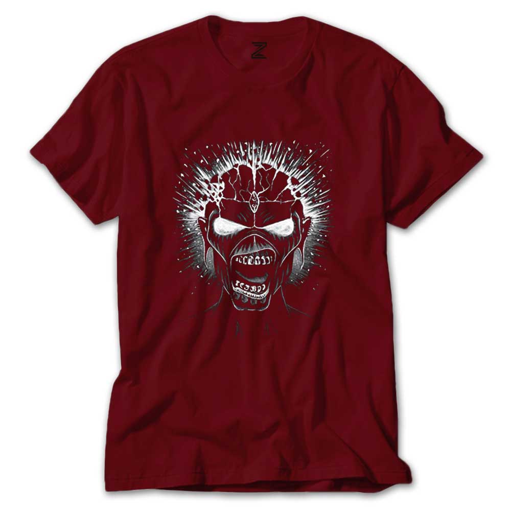Iron maiden Skull Renkli Tişört