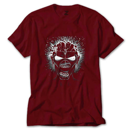 Iron maiden Skull Renkli Tişört