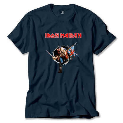 Iron Maiden Trooper Renkli Tişört