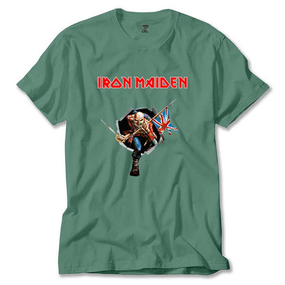 Iron Maiden Trooper Renkli Tişört