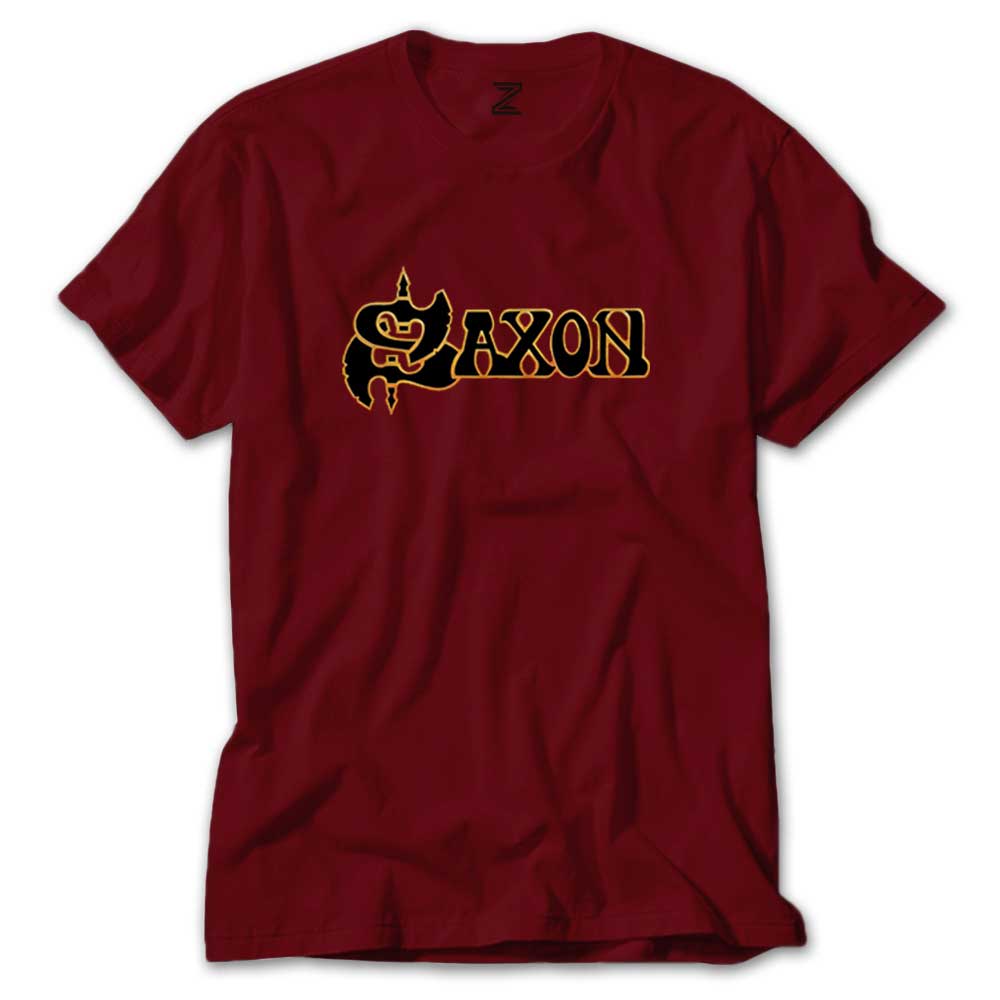 Saxon Gold Logo Renkli Tişört