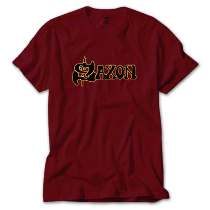 Saxon Gold Logo Renkli Tişört