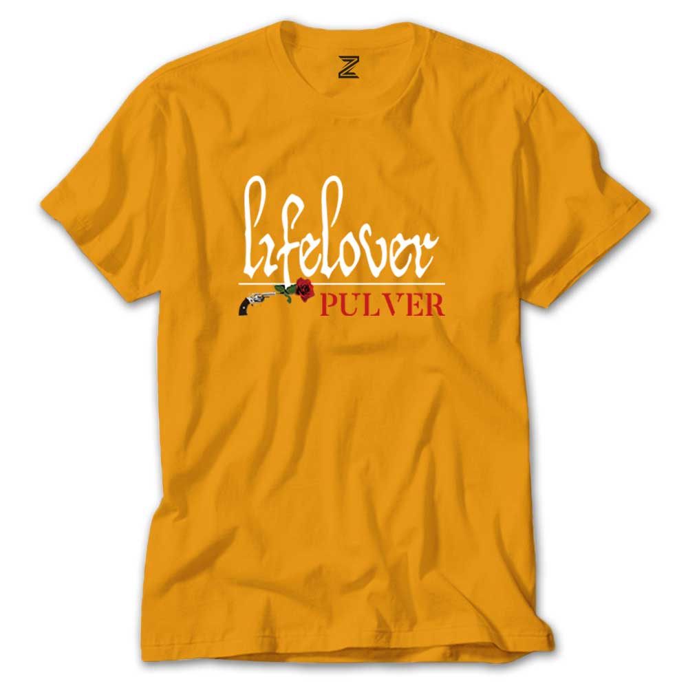 Lifelover Pulver Text Renkli Tişört