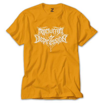 Nocturnal Depression Logo Renkli Tişört