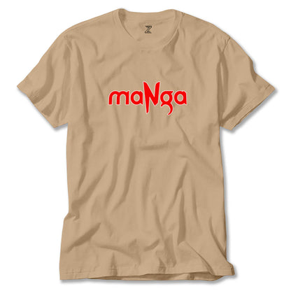 MaNga Red Text Renkli Tişört