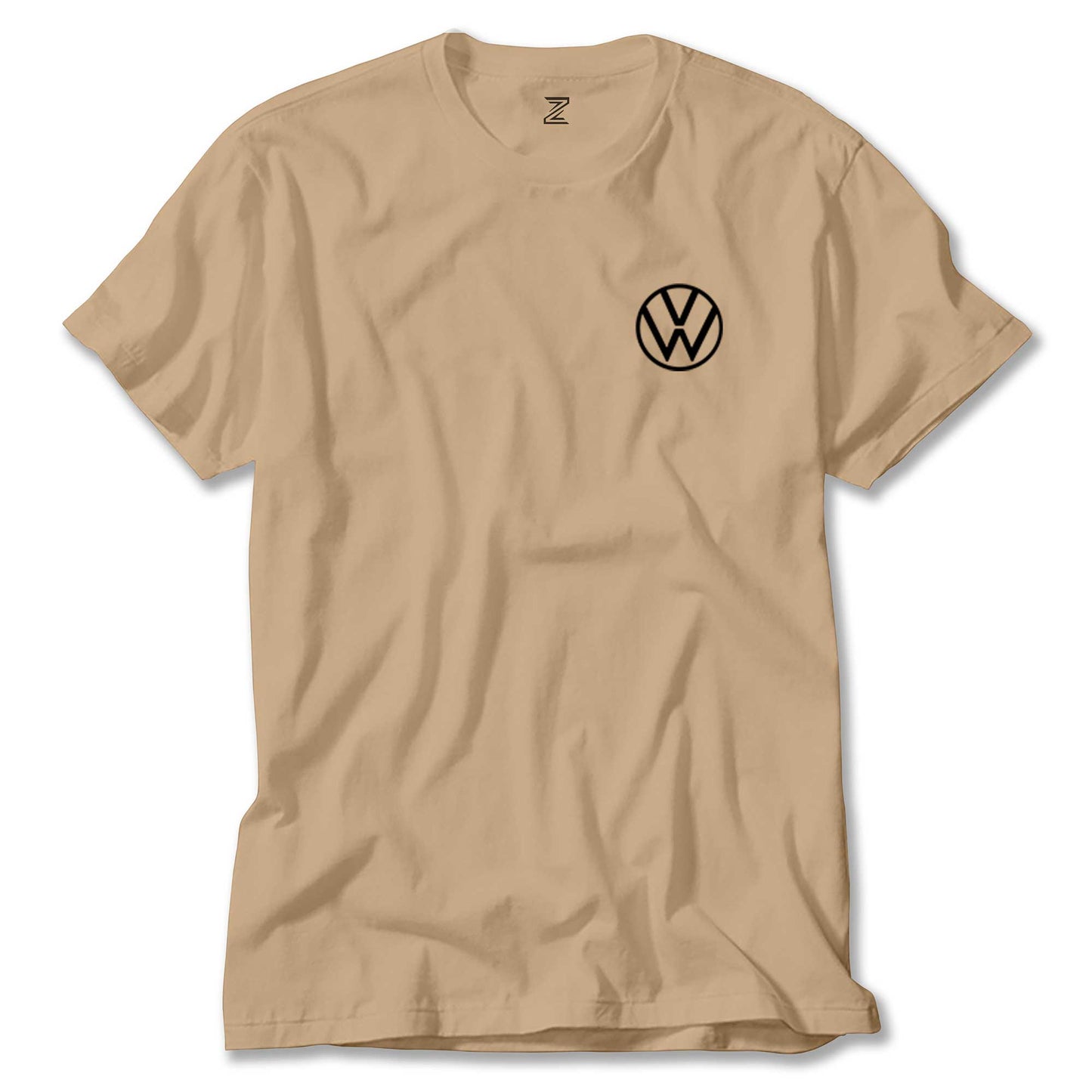 Volkswagen New Black Logo Renkli Tişört