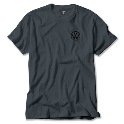 Volkswagen New Black Logo Renkli Tişört