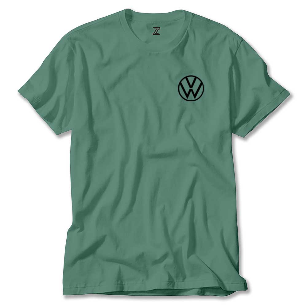 Volkswagen New Black Logo Renkli Tişört