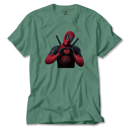 Deadpool Love Renkli Tişört