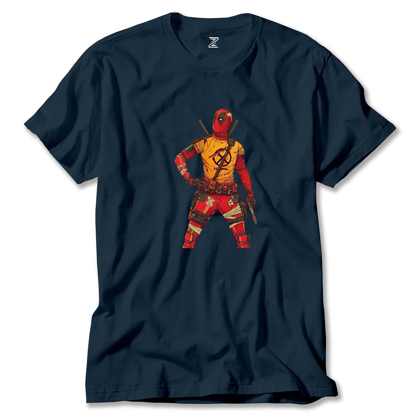 Deadpool X Men Logo Renkli Tişört