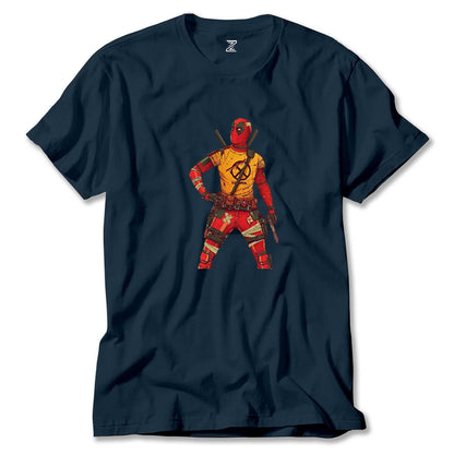 Deadpool X Men Logo Renkli Tişört