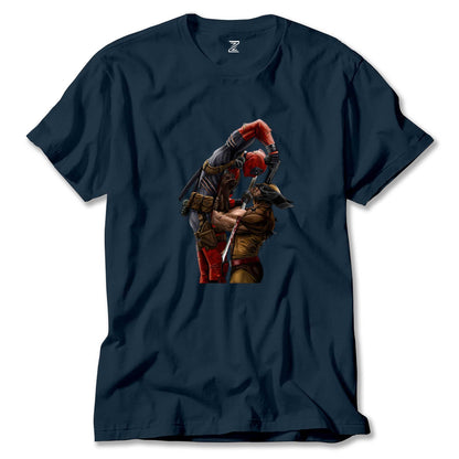 Deadpool Wolverine Renkli Tişört