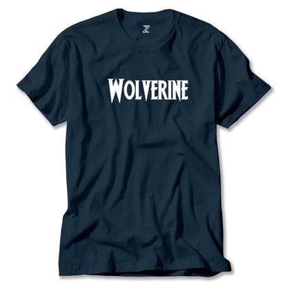 Wolverine Text White Renkli Tişört