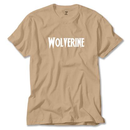 Wolverine Text White Renkli Tişört