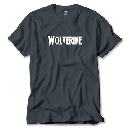 Wolverine Text White Renkli Tişört
