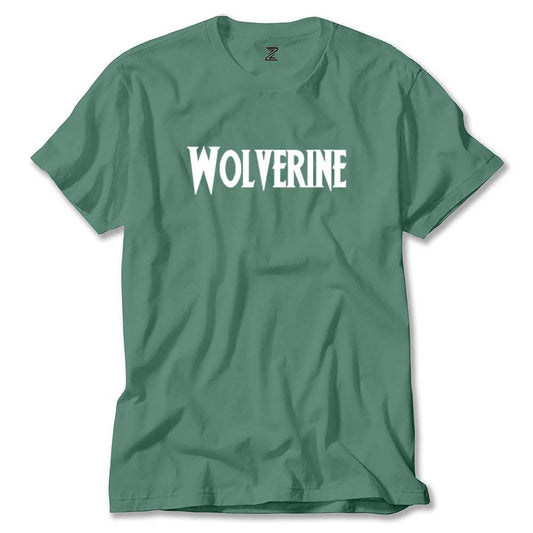 Wolverine Text White Renkli Tişört