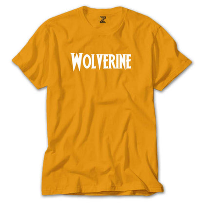 Wolverine Text White Renkli Tişört
