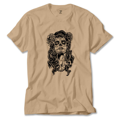 La Calavera Catrina Renkli Tişört