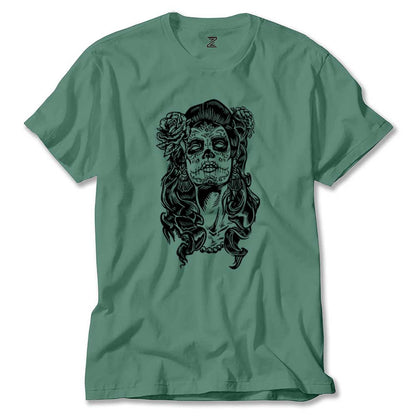 La Calavera Catrina Renkli Tişört