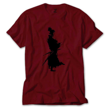 Samurai Musashi Portre Renkli Tişört