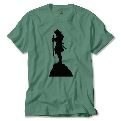 Samurai Portre Renkli Tişört
