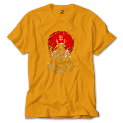 Samurai Red Warrior Renkli Tişört