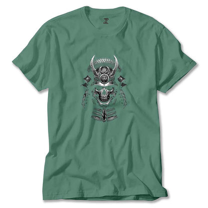 Samurai Skull Renkli Tişört