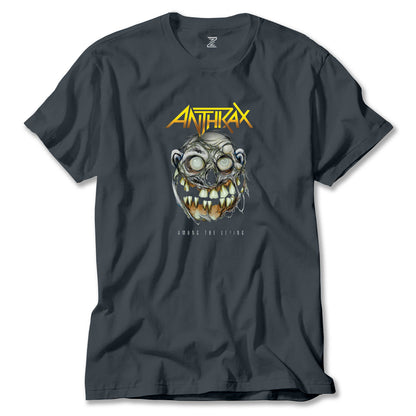 Anthrax Amung The Living Renkli Tişört