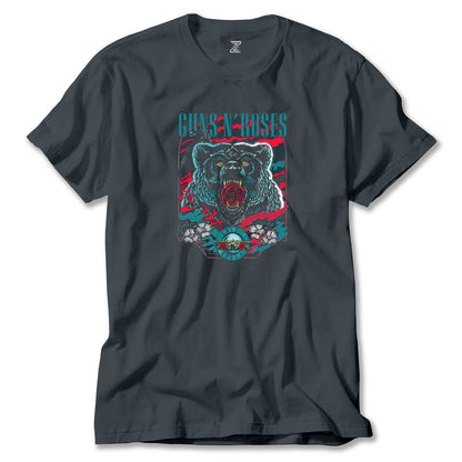 Guns N Roses Bear Renkli Tişört