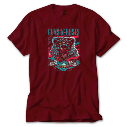 Guns N Roses Bear Renkli Tişört