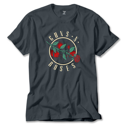 Guns N Roses Logo 2 Renkli Tişört